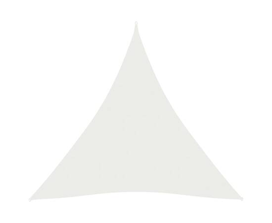 Pânză parasolar, alb, 5x6x6 m, 160 g/m², hdpe