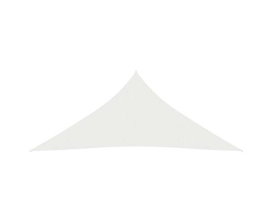 Pânză parasolar, alb, 5x6x6 m, 160 g/m², hdpe, 3 image