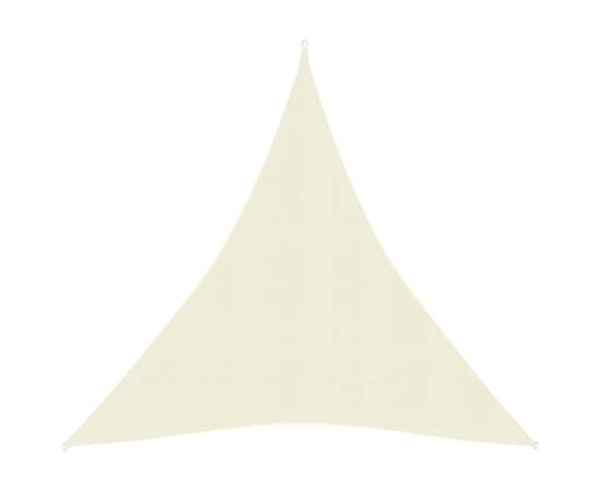 Pânză parasolar, crem, 5x6x6 m, hdpe, 160 g/m²