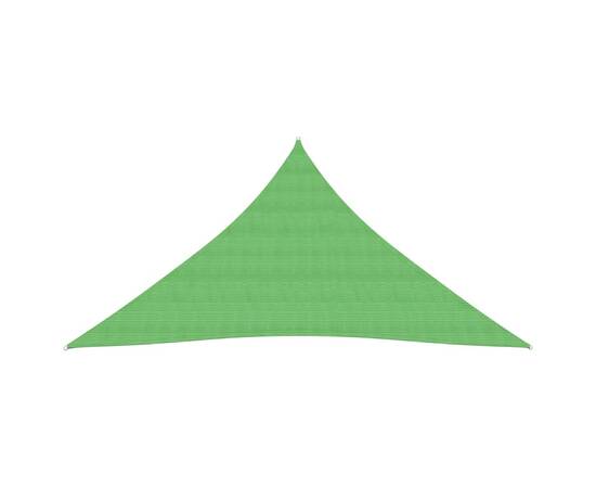 Pânză parasolar, verde deschis, 3x4x4 m, hdpe, 160 g/m², 3 image
