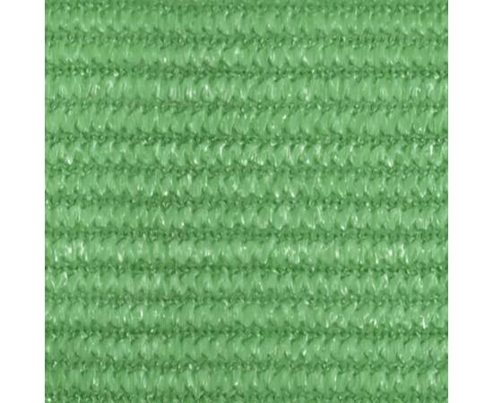 Pânză parasolar, verde deschis, 4,5x4,5x4,5 m, hdpe, 160 g/m², 2 image