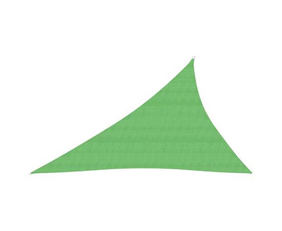 Pânză parasolar, verde deschis, 4x5x6,8 m, 160 g/m², hdpe