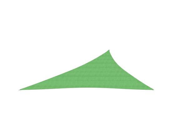 Pânză parasolar, verde deschis, 4x5x6,8 m, 160 g/m², hdpe, 3 image