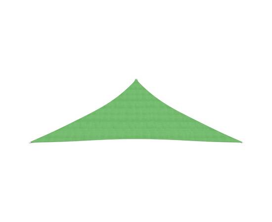 Pânză parasolar, verde deschis, 5x5x6 m, 160 g/m², hdpe, 3 image