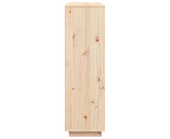 Dulap înalt, 110,5x35x117 cm, lemn masiv de pin, 4 image