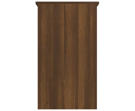 Birou, stejar maro, 90x45x76 cm, lemn prelucrat, 5 image