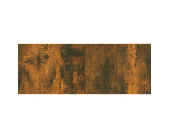 Comodă tv, stejar fumuriu, 80x30x30 cm, lemn prelucrat, 5 image