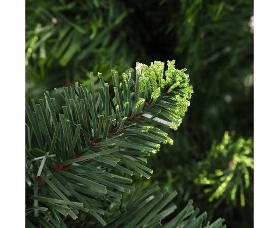 Brad de crăciun artificial cu conuri de pin, verde, 180 cm, 6 image