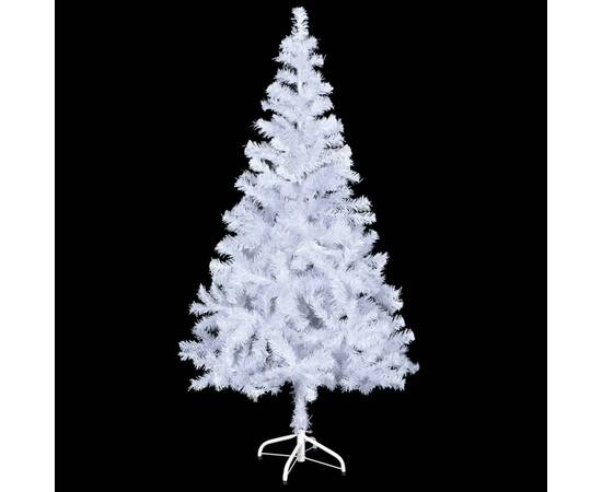 Brad de crăciun artificial cu led-uri&globuri 120 cm 230 ramuri, 3 image