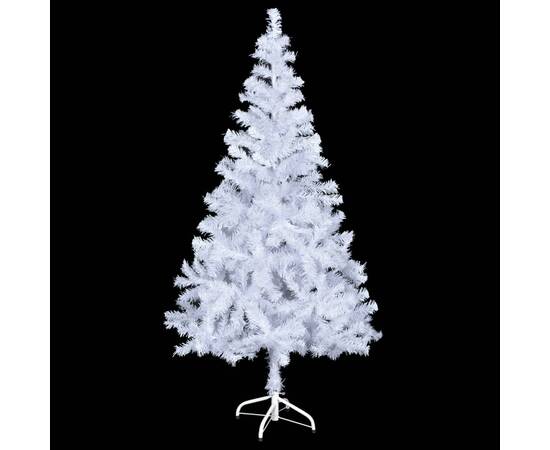 Brad de crăciun artificial cu led-uri&globuri 150 cm 380 ramuri, 3 image