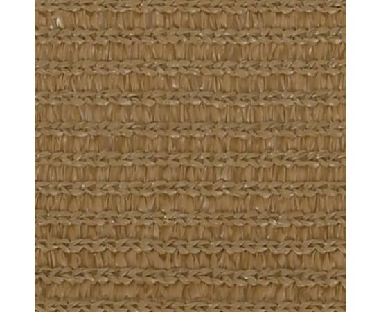 Pânză parasolar, gri taupe, 3/4x2 m, hdpe, 160 g/m², 2 image