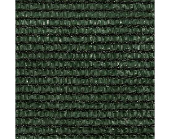 Pânză parasolar, verde închis, 3/4x3 m, hdpe, 160 g/m², 2 image