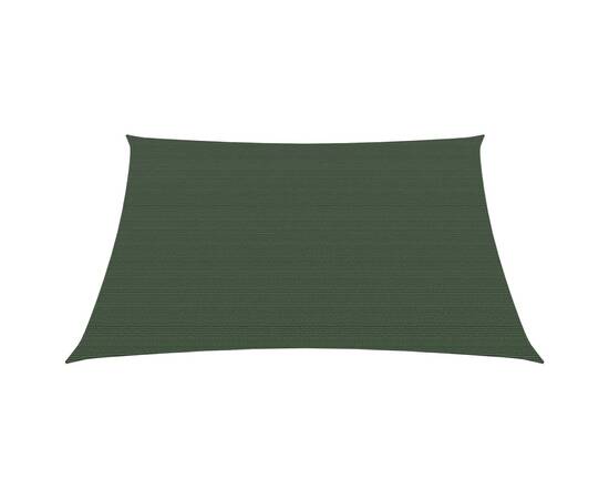 Pânză parasolar, verde închis, 3,6x3,6 m, 160 g / m², hdpe, 3 image