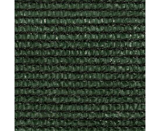 Pânză parasolar, verde închis, 3,6x3,6 m, 160 g / m², hdpe, 2 image