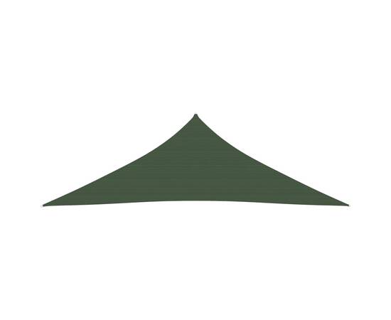 Pânză parasolar, verde închis, 3x3x4,2 m, hdpe, 160 g/m², 3 image