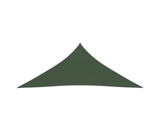 Pânză parasolar, verde închis, 3x4x4 m, hdpe, 160 g/m², 3 image