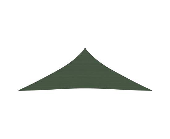 Pânză parasolar, verde închis, 4x4x4 m, hdpe, 160 g/m², 3 image
