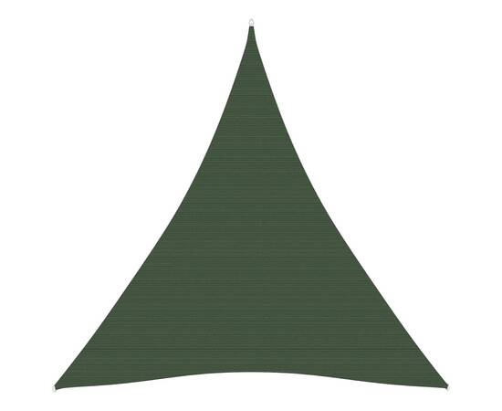 Pânză parasolar, verde închis, 4x5x5 m, hdpe, 160 g/m²