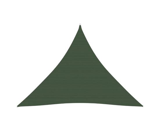 Pânză parasolar, verde închis, 5x5x5 m, 160 g/m², hdpe