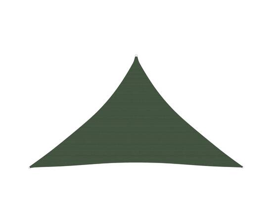 Pânză parasolar, verde închis, 5x5x6 m, 160 g/m², hdpe