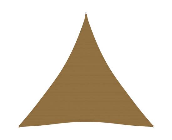 Parasolar, gri taupe, 4x4x4 m, hdpe, 160 g/m²