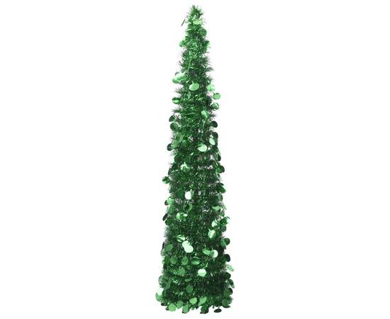 Brad de crăciun artificial tip pop-up, verde, 150 cm, pet