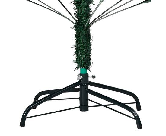 Pom de crăciun artificial cu ramuri groase, verde, 210 cm, pvc, 5 image