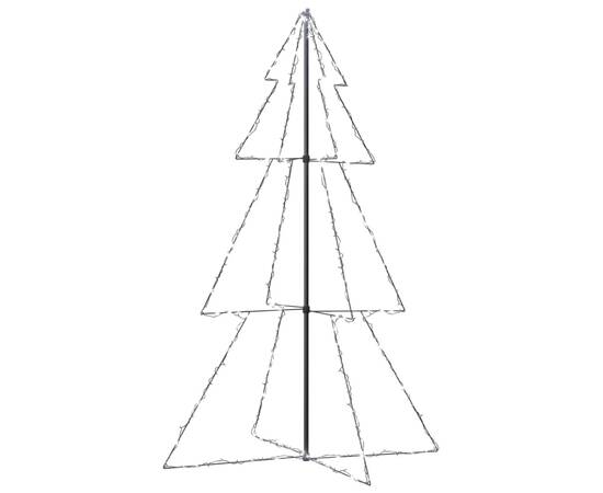 Brad crăciun conic 240 led-uri, 118x180 cm, interior & exterior, 2 image