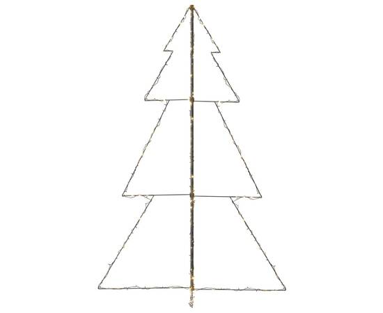 Brad crăciun conic 240 led-uri, 118x180 cm, interior & exterior, 6 image