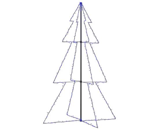 Brad crăciun conic 240 led-uri, 118x180 cm, interior & exterior, 2 image