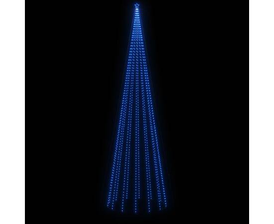 Brad de crăciun conic, 1134 led-uri, albastru, 230x800 cm, 3 image