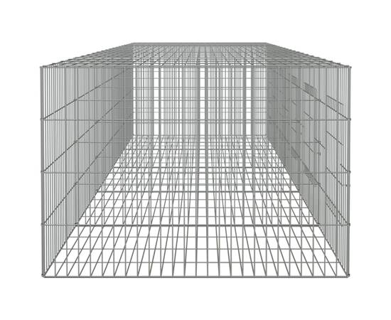 Cușcă pentru iepuri, 5 panouri, 217x79x54 cm, fier galvanizat, 5 image