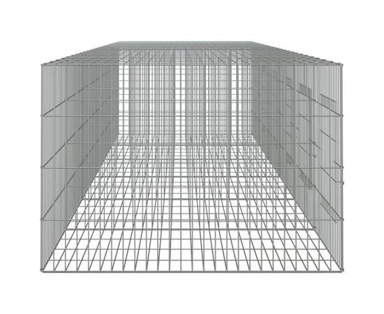 Cușcă pentru iepuri, 6 panouri, 327x79x54 cm, fier galvanizat, 5 image
