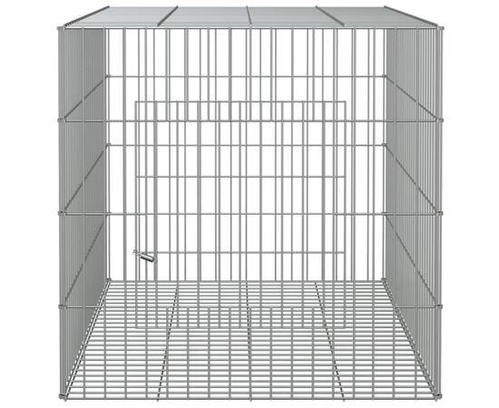 Cușcă pentru iepuri, 78x54x54 cm, fier galvanizat, 5 image