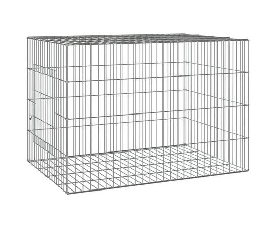 Cușcă pentru iepuri, 78x54x54 cm, fier galvanizat, 2 image