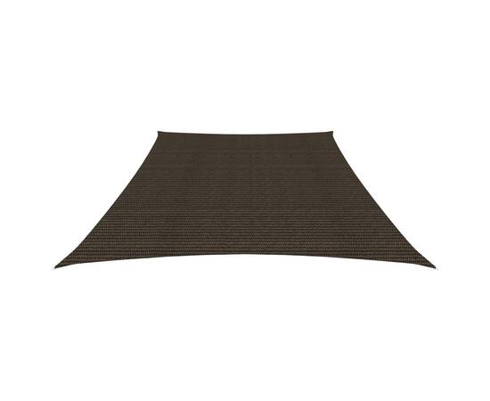 Pânză parasolar, maro, 4/5x3 m, hdpe, 160 g/m², 3 image