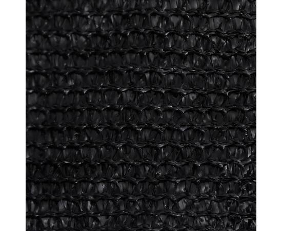 Pânză parasolar, negru, 160 g/m² , 2x2 m, hdpe, 2 image