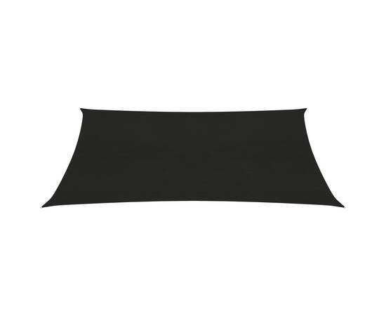 Pânză parasolar, negru, 2,5x4 m, hdpe, 160 g/m², 3 image