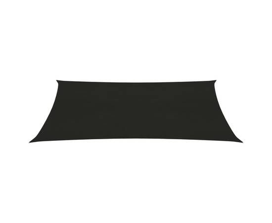 Pânză parasolar, negru, 2x4,5 m, hdpe, 160 g/m², 3 image