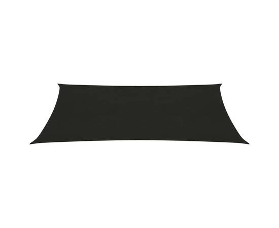 Pânză parasolar, negru, 2x5 m, hdpe, 160 g/m², 3 image