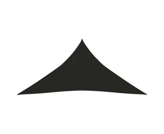 Pânză parasolar, negru, 3,6x3,6x3,6 m, hdpe, 160 g/m², 3 image