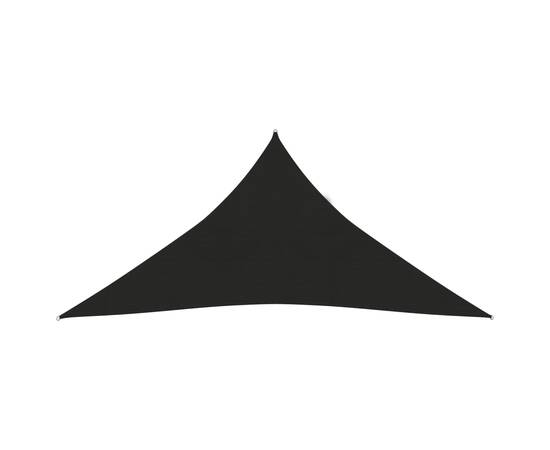 Pânză parasolar, negru, 3x3x3 m, hdpe, 160 g/m²