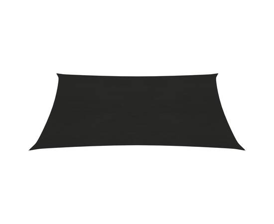 Pânză parasolar, negru, 3x4 m, hdpe, 160 g/m², 3 image
