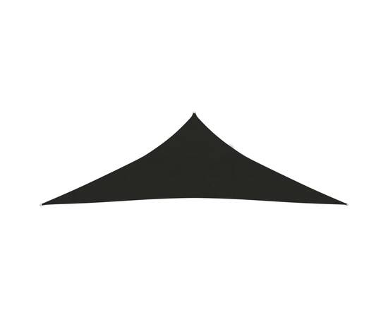 Pânză parasolar, negru, 5x5x6 m, hdpe, 160 g/m², 3 image