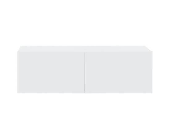 Dulapuri tv de perete 2 buc. alb 100x30x30 cm lemn compozit, 6 image