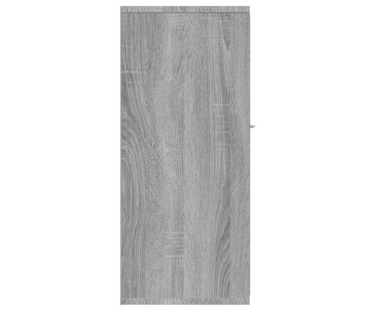 Servantă, sonoma gri, 88x30x70 cm, lemn compozit, 6 image