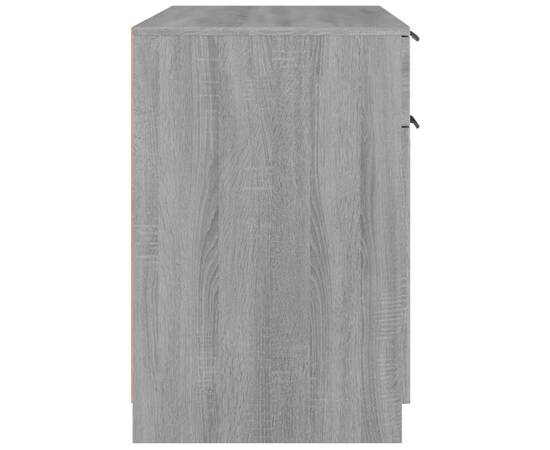 Birou, gri sonoma, 100x50x75 cm, lemn compozit, 8 image