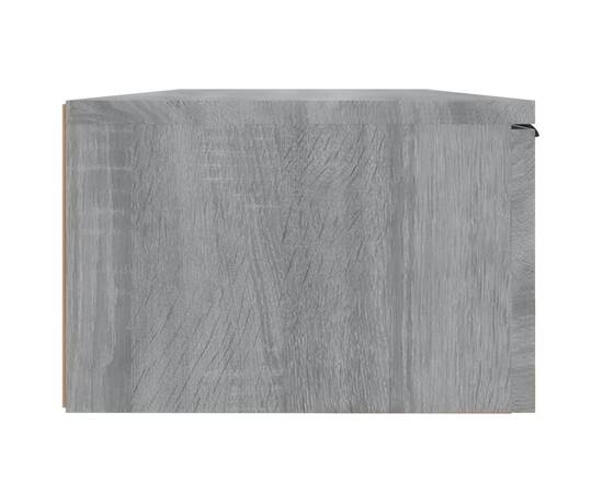 Dulap de perete, gri sonoma, 68x30x20 cm, lemn compozit, 8 image