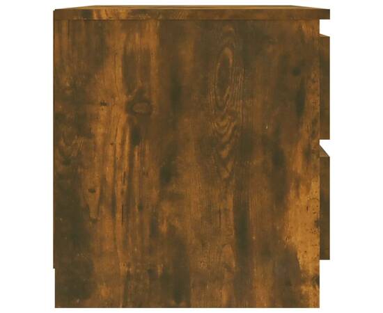 Noptieră, stejar fumuriu, 50x39x43,5 cm, lemn prelucrat, 4 image
