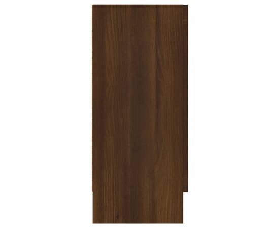 Servantă, stejar maro, 120x30,5x70 cm, lemn prelucrat, 4 image
